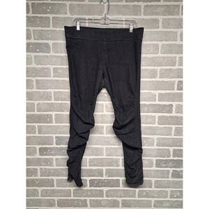 Prairie Underground Women's Size Medium Gray Ruched Skinny Leg Pants